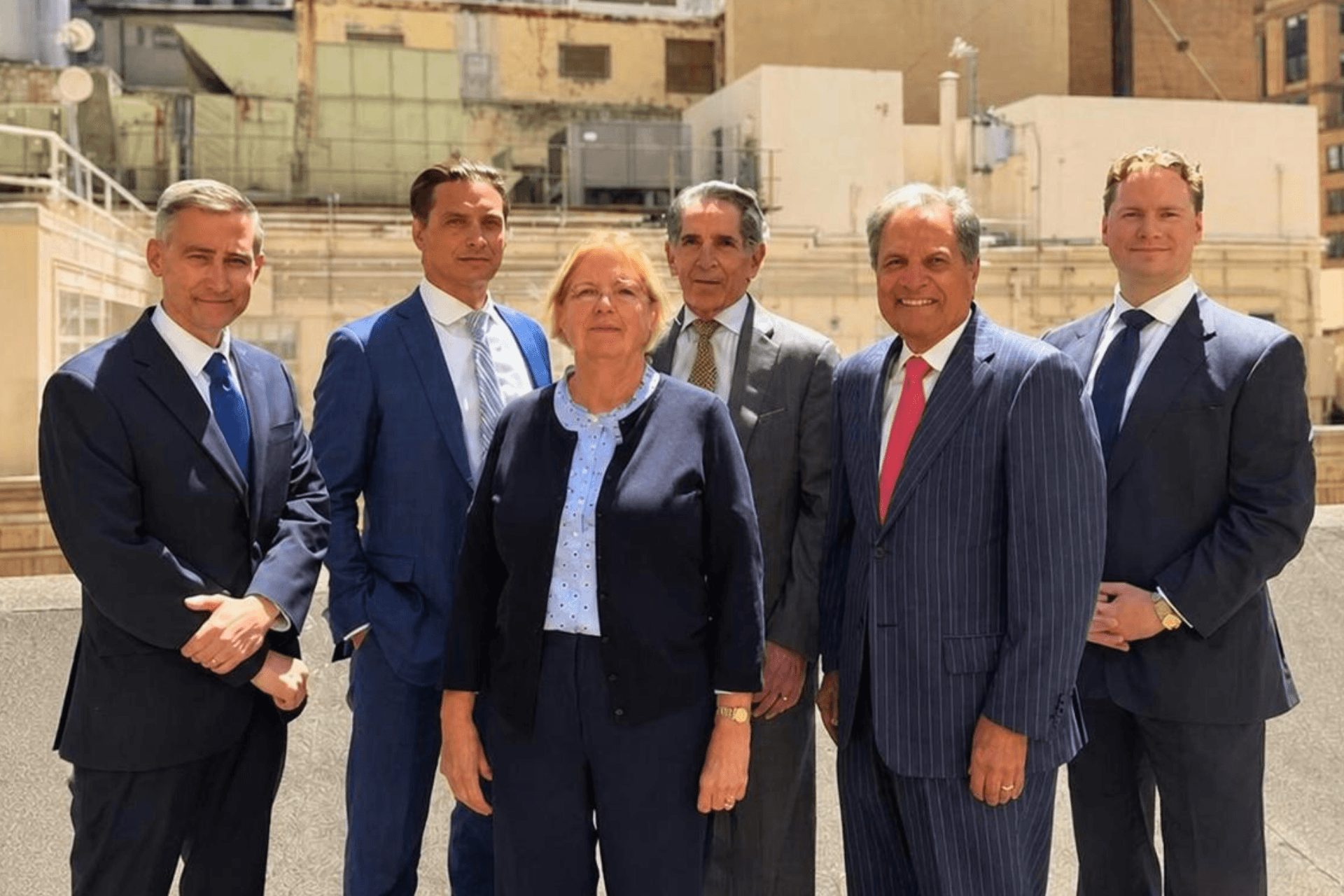 The Brandi Law Firm trial attorneys standing together in San Francisco